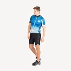 Dare 2b AEP VIrtuosity Homme Cyclosport Maillot Manches Courtes - Dégradé Bleu / Blanc -Rogelli Boutique aep virtuosity homme cyclosport maillot manches courtes degrade bleu blanc 2