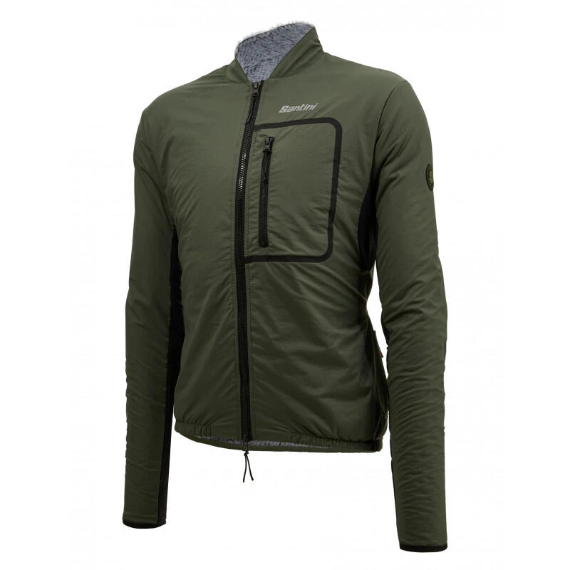 Santini Alpha Trail - Veste - Homme - Vert-militaire Velò 5 Santini Alpha Trail - Veste - Homme - Vert-militaire Velò – Image 3