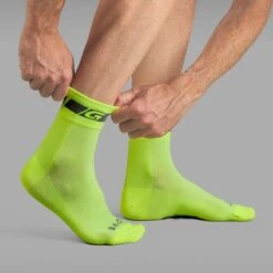 GripGrab Chaussettes Vélo 3-pack Hi-Vis Regular Cut -Rogelli Boutique chaussettes velo 3 pack hi vis regular cut 2