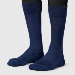 GripGrab Chaussettes Vélo D'hiver Alpine Merino High Cut Navy -Rogelli Boutique chaussettes velo dhiver alpine merino high cut navy 1