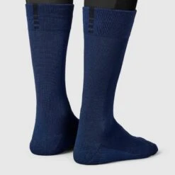 GripGrab Chaussettes Vélo D'hiver Alpine Merino High Cut Navy -Rogelli Boutique chaussettes velo dhiver alpine merino high cut navy 3