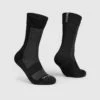 GripGrab Chaussettes Vélo D'hiver Alpine Merino High Cut Noir -Rogelli Boutique chaussettes velo dhiver alpine merino high cut noir