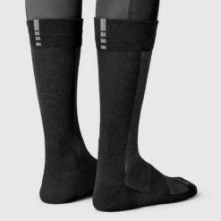GripGrab Chaussettes Vélo D'hiver Alpine Merino High Cut Noir -Rogelli Boutique chaussettes velo dhiver alpine merino high cut noir 3