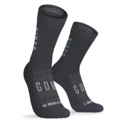 GOBIK Chaussettes Vélo Hiver Winter Merino Gris