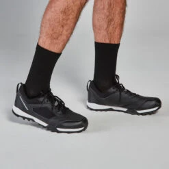 Rockrider CHAUSSURES VELO VTT ST 100 NOIRES -Rogelli Boutique chaussures velo vtt st 100 noires 3