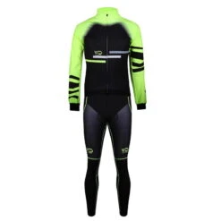 Collant Velo Homme LUXURY COLD Noir/jaune -Rogelli Boutique collant velo homme luxury cold noirjaune 4