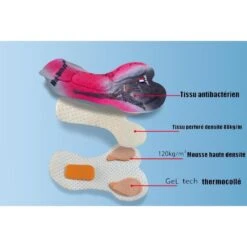 Cuissard Vélo SUNRISE Dame Noir/rose -Rogelli Boutique cuissard velo sunrise dame noirrose 2