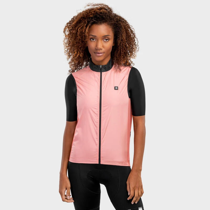 Gilet Coupe-vent Vélo V1 Pink Wind 3 Gilet Coupe-vent Vélo V1 Pink Wind