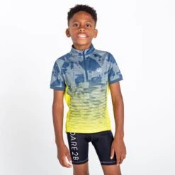 Dare 2b Go Faster II Maillot De Cyclisme Pour Enfant - Jaune -Rogelli Boutique go faster ii maillot de cyclisme pour enfant jaune 4