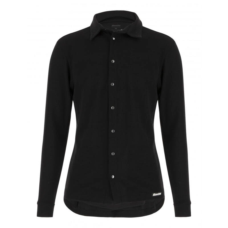 Santini Gravel - Chemise Technique - Homme - Noir Velò 3 Santini Gravel - Chemise Technique - Homme - Noir Velò