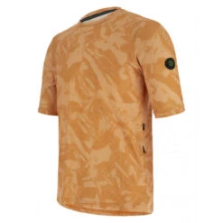 Santini Gravel Delta - T-shirt Technique Femme Orange Velò -Rogelli Boutique gravel delta t shirt technique femme orange velo 2