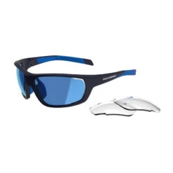 Rockrider Lunettes VTT XC PACK Bleu Interchangeables CAT 0+3