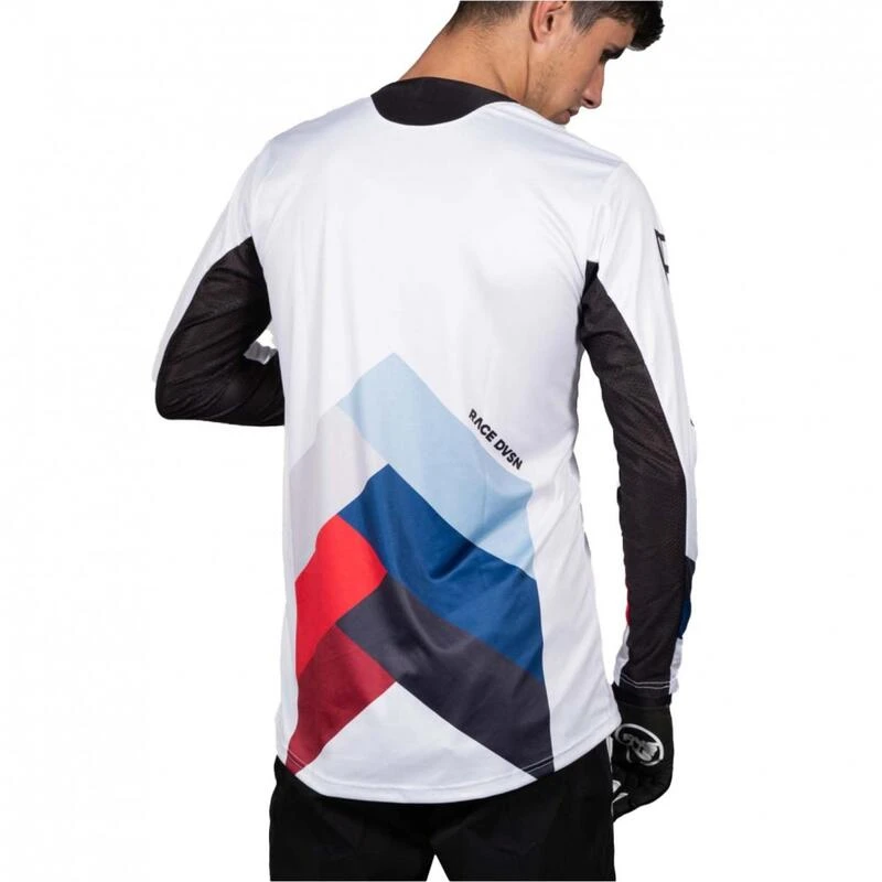 Stay Strong Maillot BMX Manches Longues Staystrong - Chevron Blanc 4 Stay Strong Maillot BMX Manches Longues Staystrong - Chevron Blanc – Image 2