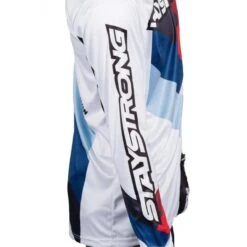 Stay Strong Maillot BMX Manches Longues Staystrong - Chevron Blanc 8 Stay Strong Maillot BMX Manches Longues Staystrong - Chevron Blanc -Rogelli Boutique maillot bmx manches longues staystrong chevron blanc 2