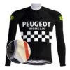 Maillot Cyclisme Vintage Peugeot (POLAIRE) - REDTED – Noir 1 Maillot Cyclisme Vintage Peugeot (POLAIRE) - REDTED – Noir -Rogelli Boutique maillot cyclisme vintage peugeot polaire redted noir