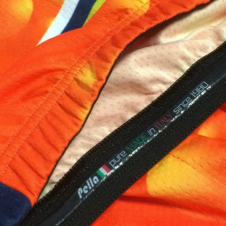Maillot De Cyclisme à Manches Courtes Aperol 5 Maillot De Cyclisme à Manches Courtes Aperol – Image 3