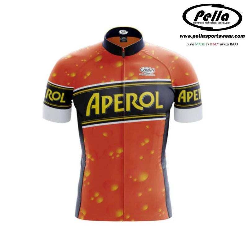 Maillot De Cyclisme à Manches Courtes Aperol 3 Maillot De Cyclisme à Manches Courtes Aperol