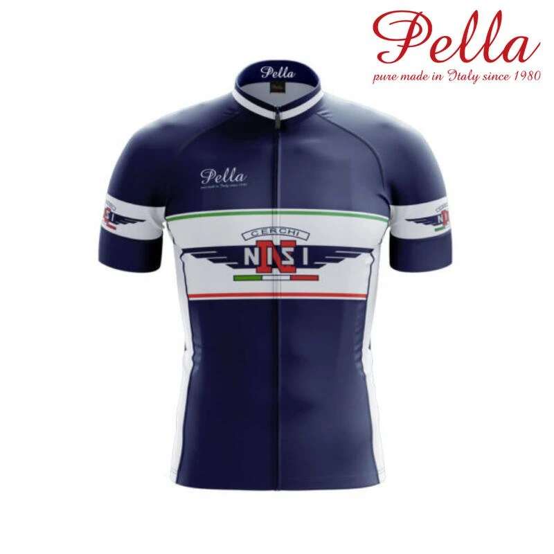 Maillot De Cyclisme à Manches Courtes Bleu Cerchi Nisi 3 Maillot De Cyclisme à Manches Courtes Bleu Cerchi Nisi