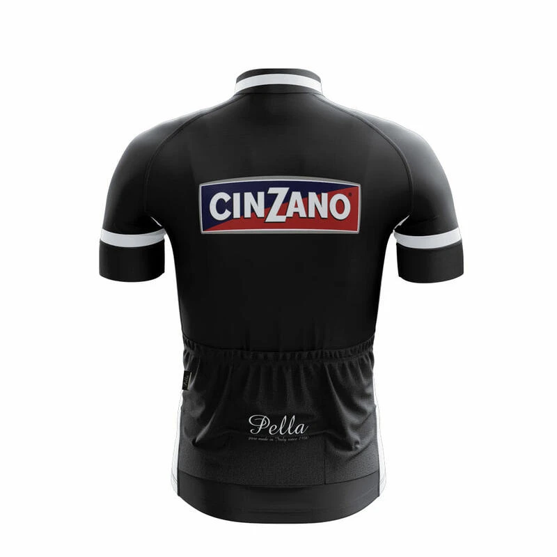 Maillot De Cyclisme à Manches Courtes Cinzano Vintage 4 Maillot De Cyclisme à Manches Courtes Cinzano Vintage – Image 2