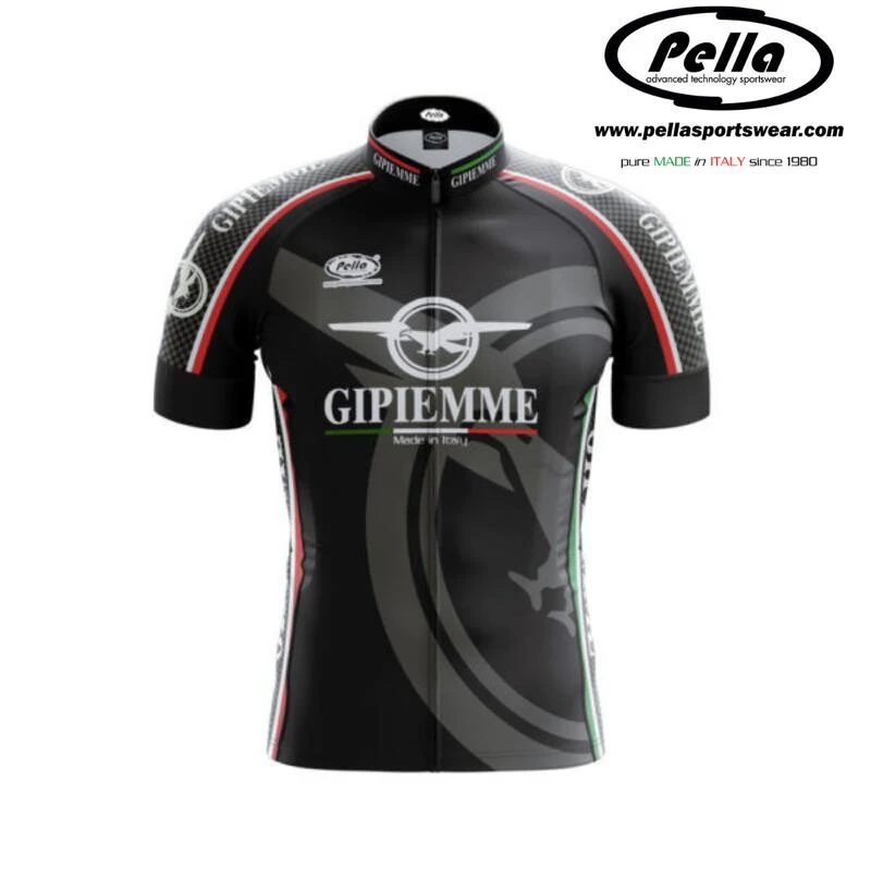 Maillot De Cyclisme à Manches Courtes Noir Gipiemme 3 Maillot De Cyclisme à Manches Courtes Noir Gipiemme
