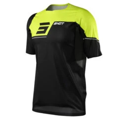 Maillot Manches Courtes Shot Revolt Noir/Jaune -Rogelli Boutique maillot manches courtes shot revolt noirjaune 4