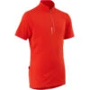BTWIN Maillot Manches Courtes Vélo Enfant 100 Rouge -Rogelli Boutique maillot manches courtes velo enfant 100 rouge