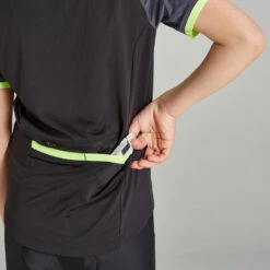 BTWIN Maillot Manches Courtes Vélo Enfant 500 Noir Et Jaune -Rogelli Boutique maillot manches courtes velo enfant 500 noir et jaune 2