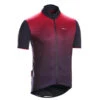 MAILLOT MANCHES COURTES VELO ROUTE TRIBAN RC500 NOIR BORDEAUX -Rogelli Boutique maillot manches courtes velo route triban rc500 noir bordeaux