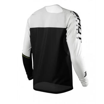 Maillot Manches Longues Shot Revolt Noir/Blanc 4 Maillot Manches Longues Shot Revolt Noir/Blanc â Image 2