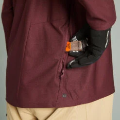 Rockrider MAILLOT MANCHES LONGUES VELO VTT EXPL 100 BORDEAUX -Rogelli Boutique maillot manches longues velo vtt expl 100 bordeaux 3