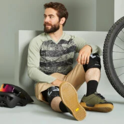 Rockrider Maillot Manches Longues VELO VTT FEEL All Mountain Vert Sauge -Rogelli Boutique maillot manches longues velo vtt feel all mountain vert sauge 2