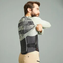 Rockrider Maillot Manches Longues VELO VTT FEEL All Mountain Vert Sauge -Rogelli Boutique maillot manches longues velo vtt feel all mountain vert sauge 3