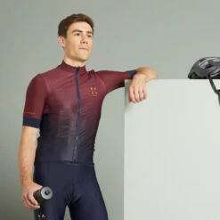 Rockrider Maillot MC VTT Race 720 Homme Bordeaux