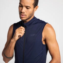 Rogelli Boutique -Rogelli Boutique maillot sans manches velo route homme rc500 bleu marine 1