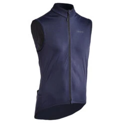 MAILLOT SANS MANCHES VELO ROUTE HOMME RC500 Bleu Marine
