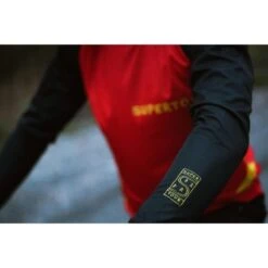 Maillot Vélo FreeRide Rouge Manches Longues -Rogelli Boutique maillot velo freeride rouge manches longues 2