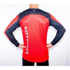 Maillot Vélo Red Mountain Manches Longues -Rogelli Boutique maillot velo red mountain manches longues 2