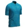 MAILLOT VELO ROUTE MANCHES COURTES ETE HOMME - RC100 TURQUOISE -Rogelli Boutique maillot velo route manches courtes ete homme rc100 turquoise