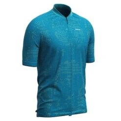 MAILLOT VELO ROUTE MANCHES COURTES ETE HOMME - RC100 TURQUOISE