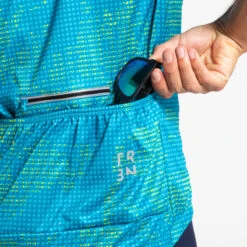 MAILLOT VELO ROUTE MANCHES COURTES ETE HOMME - RC100 TURQUOISE -Rogelli Boutique maillot velo route manches courtes ete homme rc100 turquoise 4