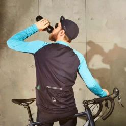 MAILLOT VELO ROUTE MANCHES LONGUES ETE ANTI UV HOMME - RC100 MARINE / BLEU -Rogelli Boutique maillot velo route manches longues ete anti uv homme rc100 marine bleu 4