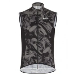 Santini Nebula Gravel - Gilet Coupe Vent - Homme - Gris Velò