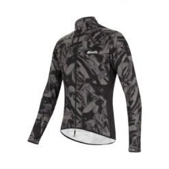 Santini Nebula Gravel - Veste Coupe Vent - Homme - Gris Velò -Rogelli Boutique nebula gravel veste coupe vent homme gris velo 2