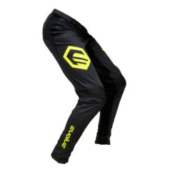 Pantalon Evolve Send It Noir Logo Jaune Enfant -Rogelli Boutique pantalon evolve send it noir logo jaune enfant 1