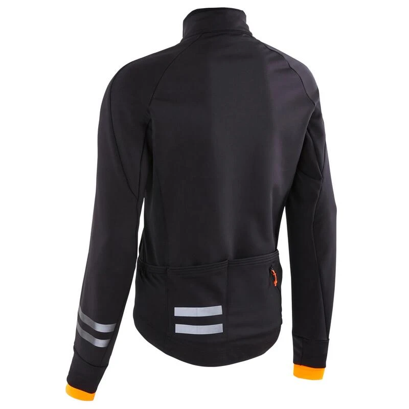 Reconditionné - Veste Vélo Route Manches Longues Hiver Homme - RC500 Noire 4 Reconditionné - Veste Vélo Route Manches Longues Hiver Homme - RC500 Noire – Image 2