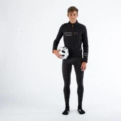 Reconditionné - Veste Vélo Route Manches Longues Hiver Homme - RC500 Noire 9 Reconditionné - Veste Vélo Route Manches Longues Hiver Homme - RC500 Noire -Rogelli Boutique reconditionne veste velo route manches longues hiver homme rc500 noire 2