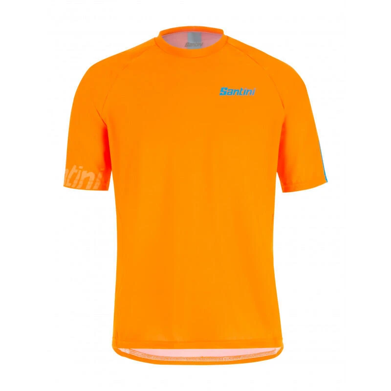 Santini Sasso - Maillot Mtb - Unisex - Orange-fluo - Vélo 3 Santini Sasso - Maillot Mtb - Unisex - Orange-fluo - Vélo