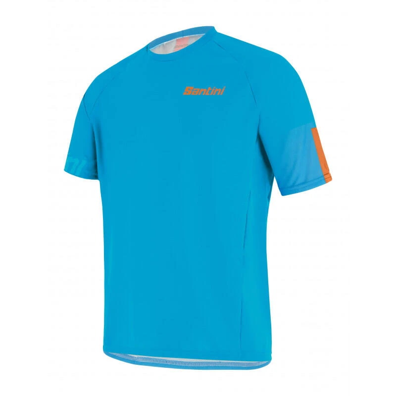 Santini Sasso - Maillot Mtb - Unisex - Turquoise - Vélo 5 Santini Sasso - Maillot Mtb - Unisex - Turquoise - Vélo – Image 3