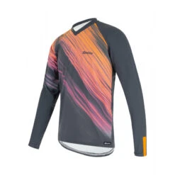 Santini Sasso - Thermal Jersey - Homme - Rouge Velò -Rogelli Boutique sasso thermal jersey homme rouge velo 2