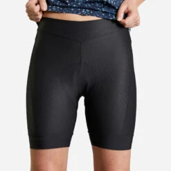 Rockrider SOUS SHORT VELO VTT EXPLORE 700 FEMME Noir -Rogelli Boutique sous short velo vtt explore 700 femme noir 1